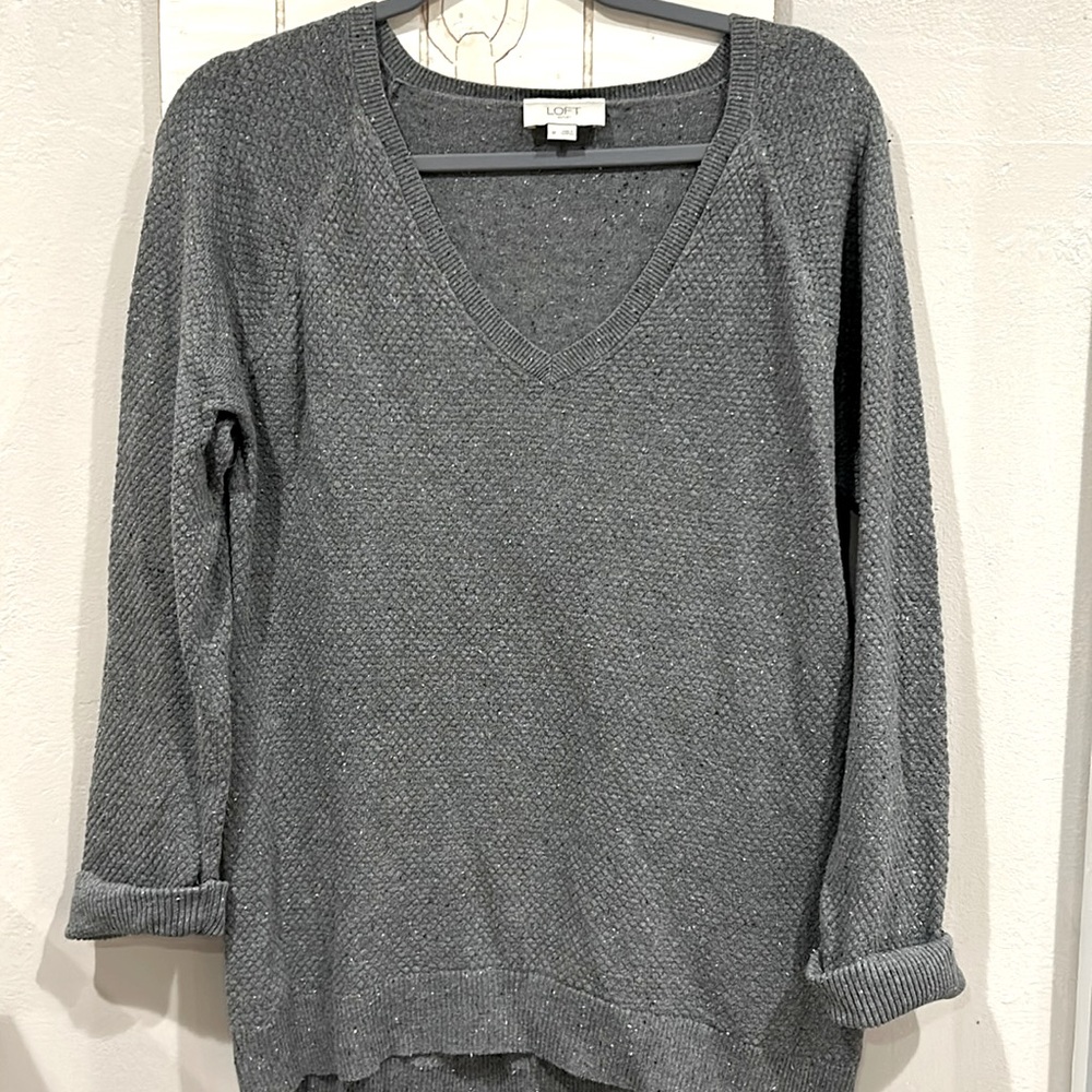 Loft sweater gray